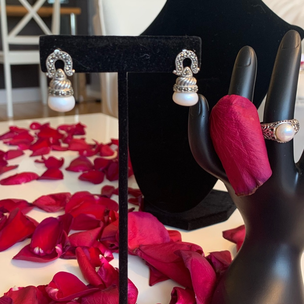 Judith Jack set with pearls.